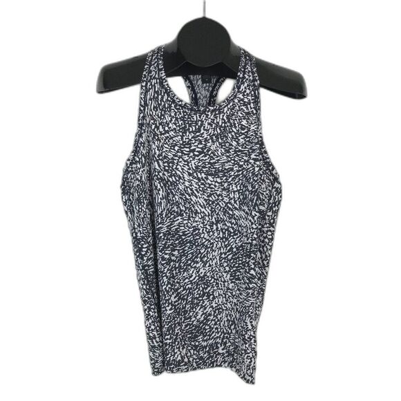 Athleta Ultimate Train Printed Tank Top Women's Medium Stretch Racerback Active - Picture 1 of 9